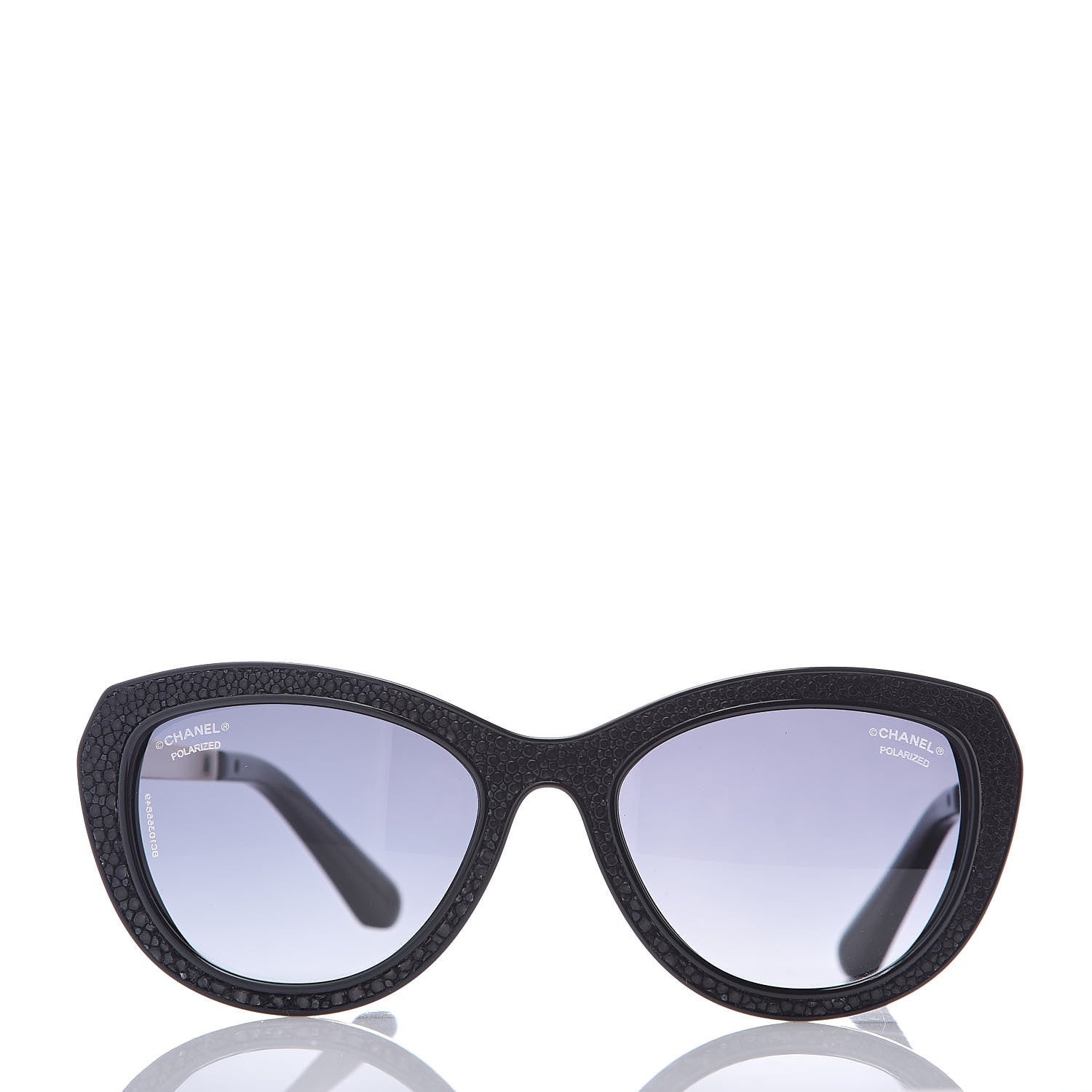 Chanel Stingray CC Polarized Sunglasses 6046-Q Black 3 of 8