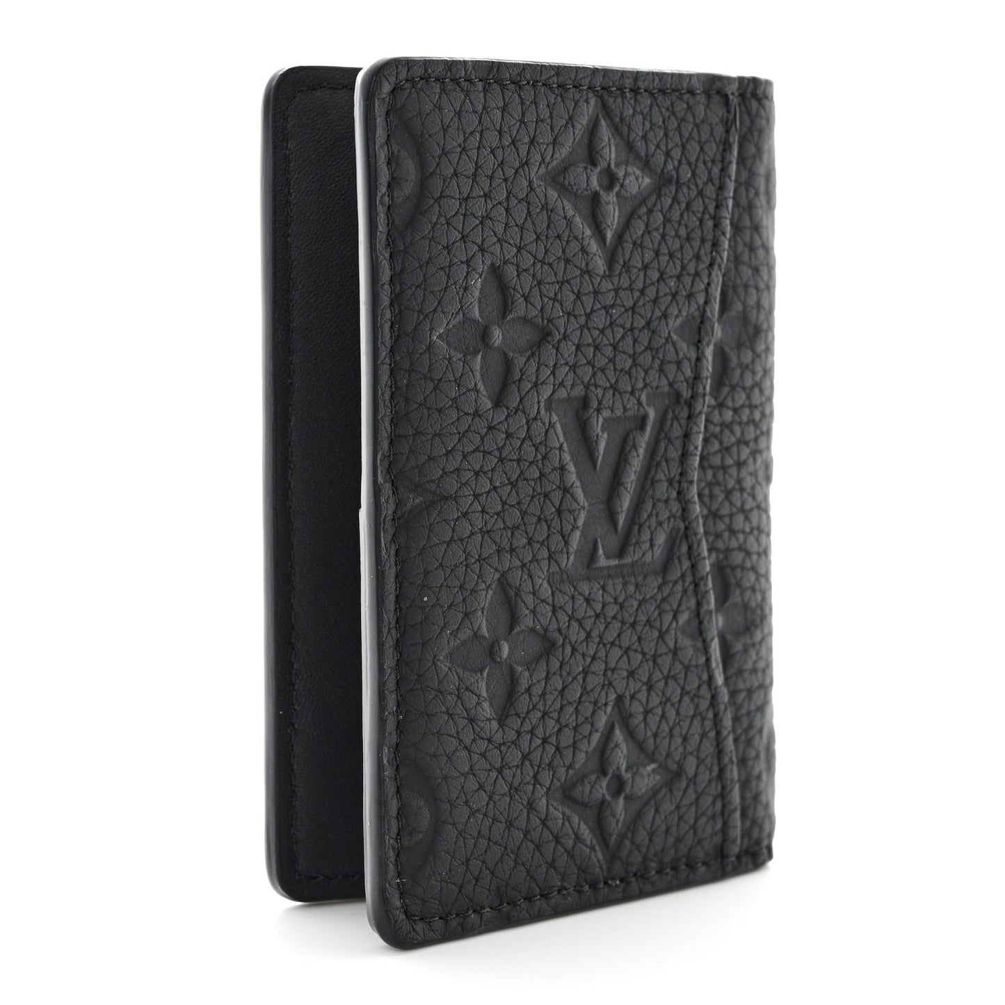 Taurillon Monogram Pocket Organizer Black