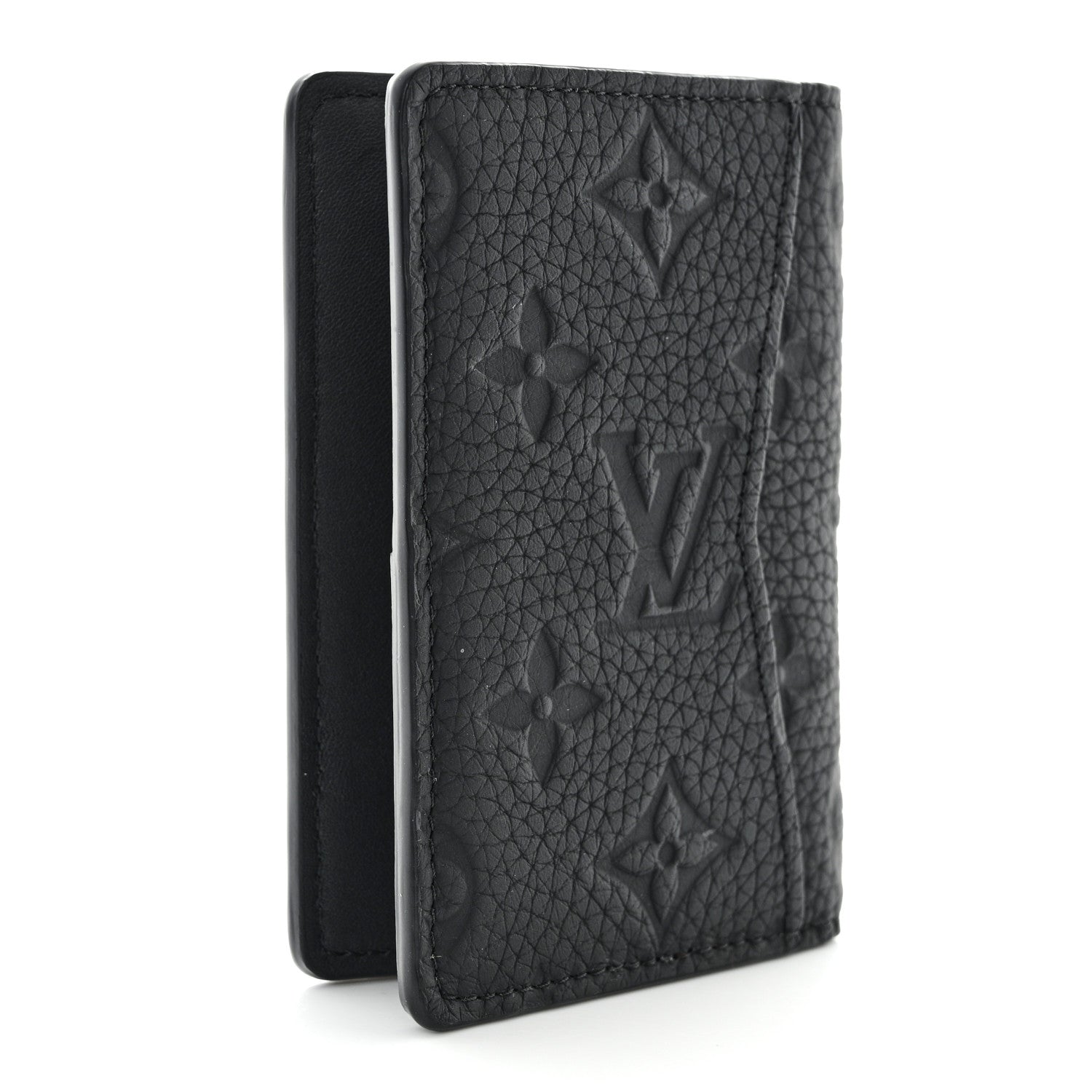 Louis Vuitton Taurillon Monogram Pocket Organizer Black 3 of 6