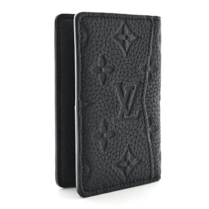 Louis Vuitton Taurillon Monogram Pocket Organizer Black 3 of 6