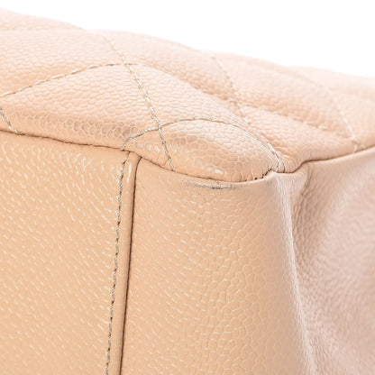 Chanel Caviar Quilted Grand Shopping Tote GST Beige Clair 9 of 11