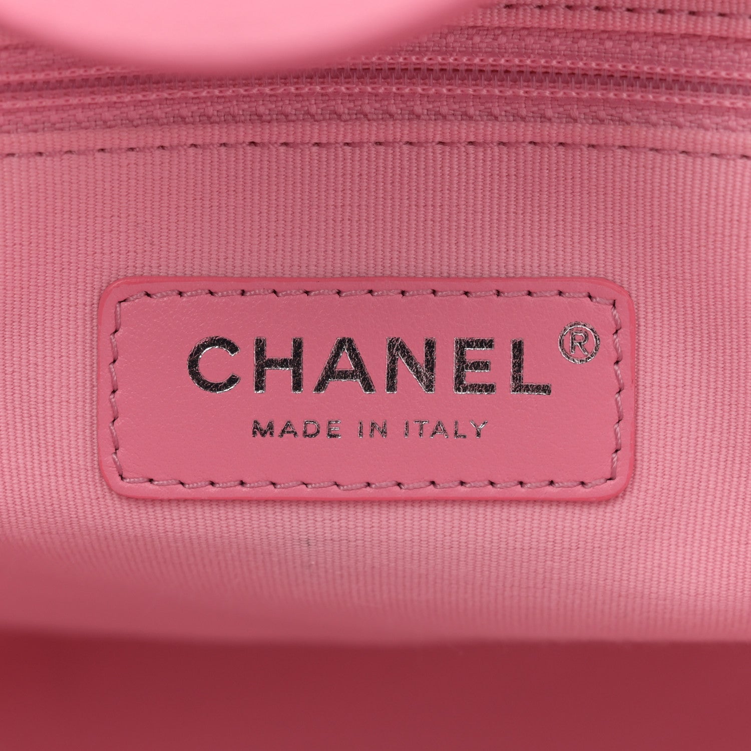 Chanel Canvas Calfskin Striped Medium Deauville Tote Pink Blue 6 of 12