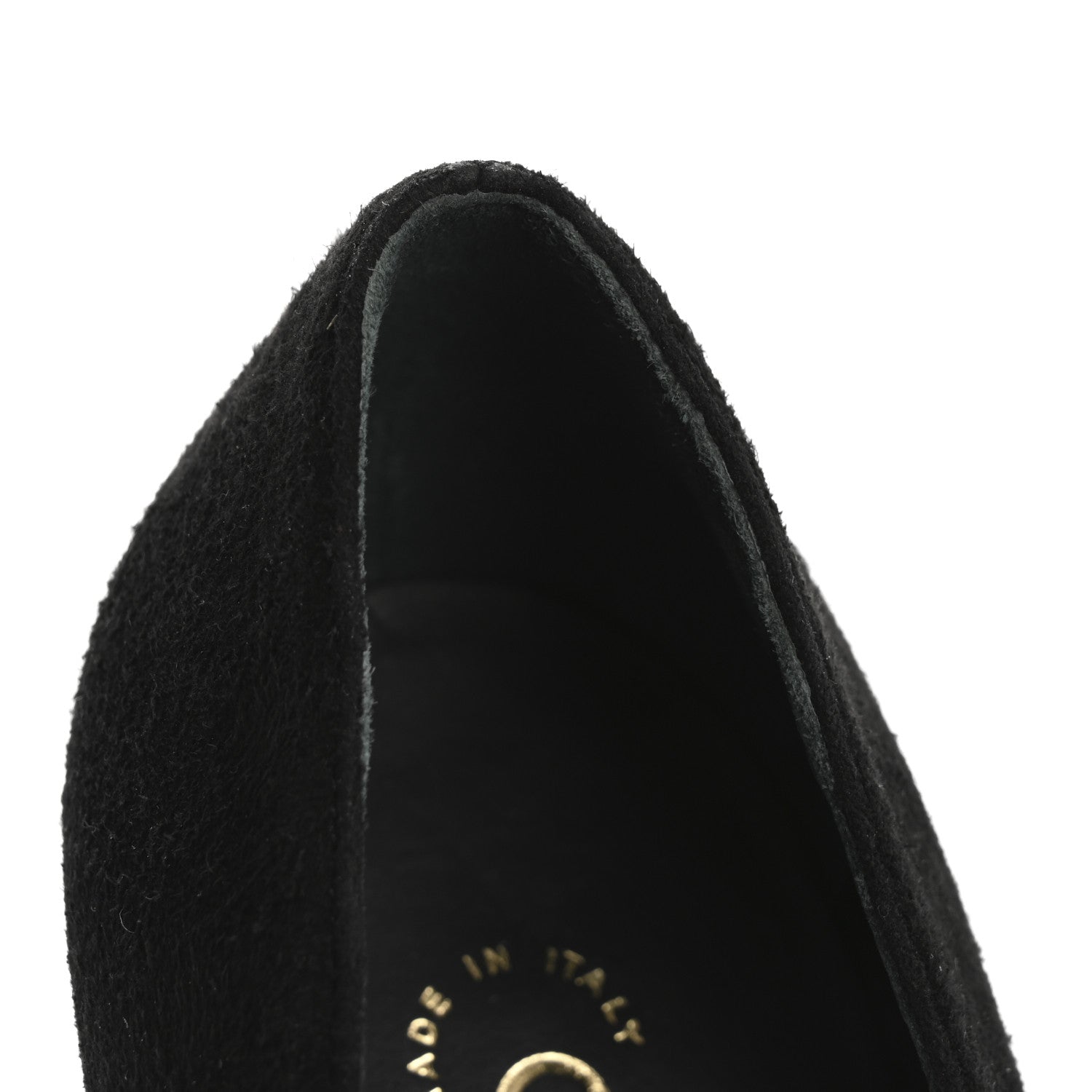 Chanel Suede Grosgrain Cap Toe CC Pumps 38 Black 10 of 11