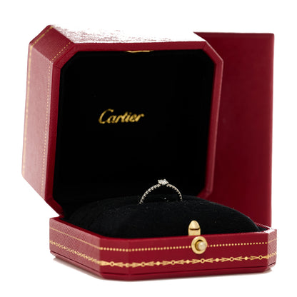Cartier Platinum Diamond .20ct Etincelle De Cartier Solitaire Engagement Ring 49 4.75 6 of 6