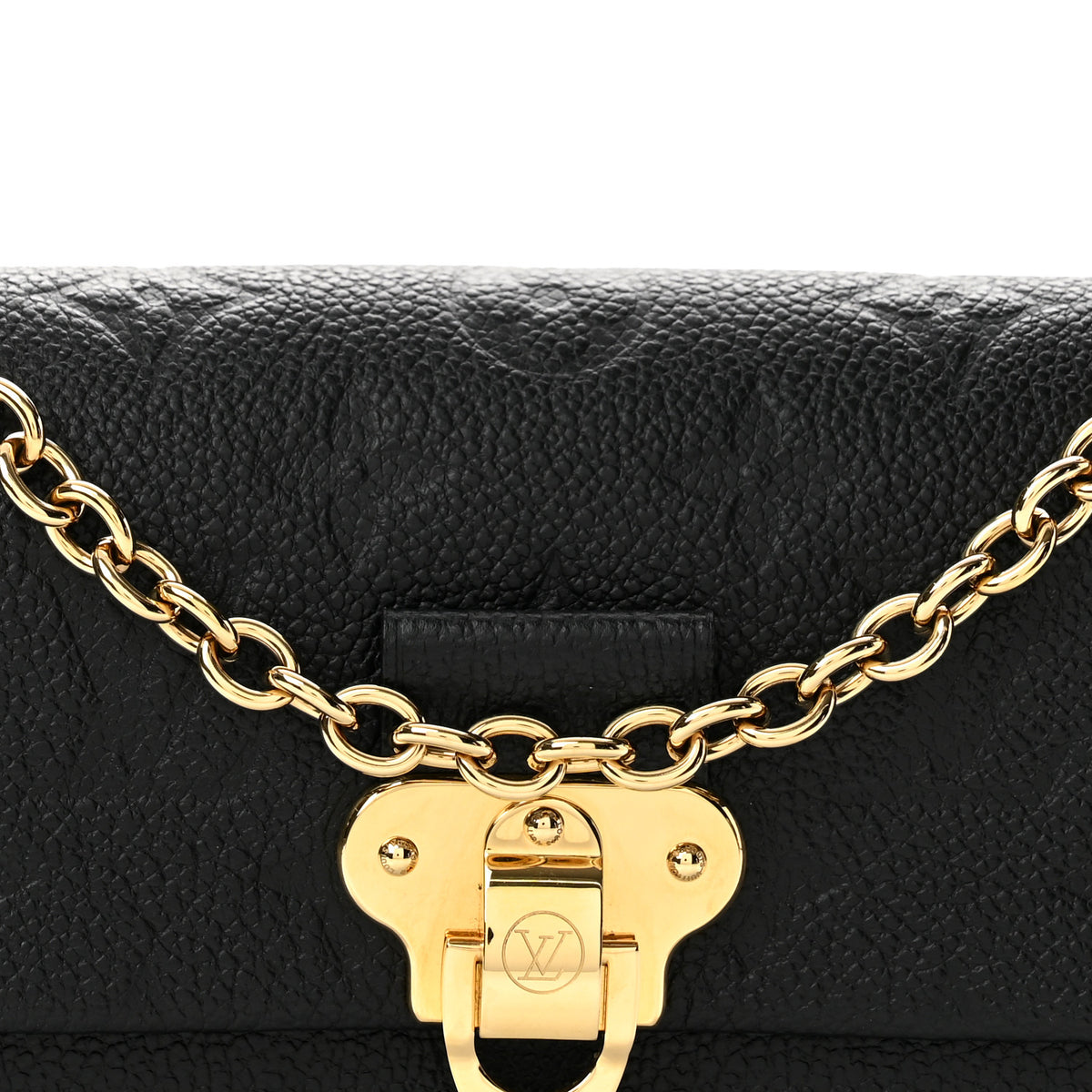 Louis Vuitton Empreinte Vavin Chain Wallet Black 7 of 12