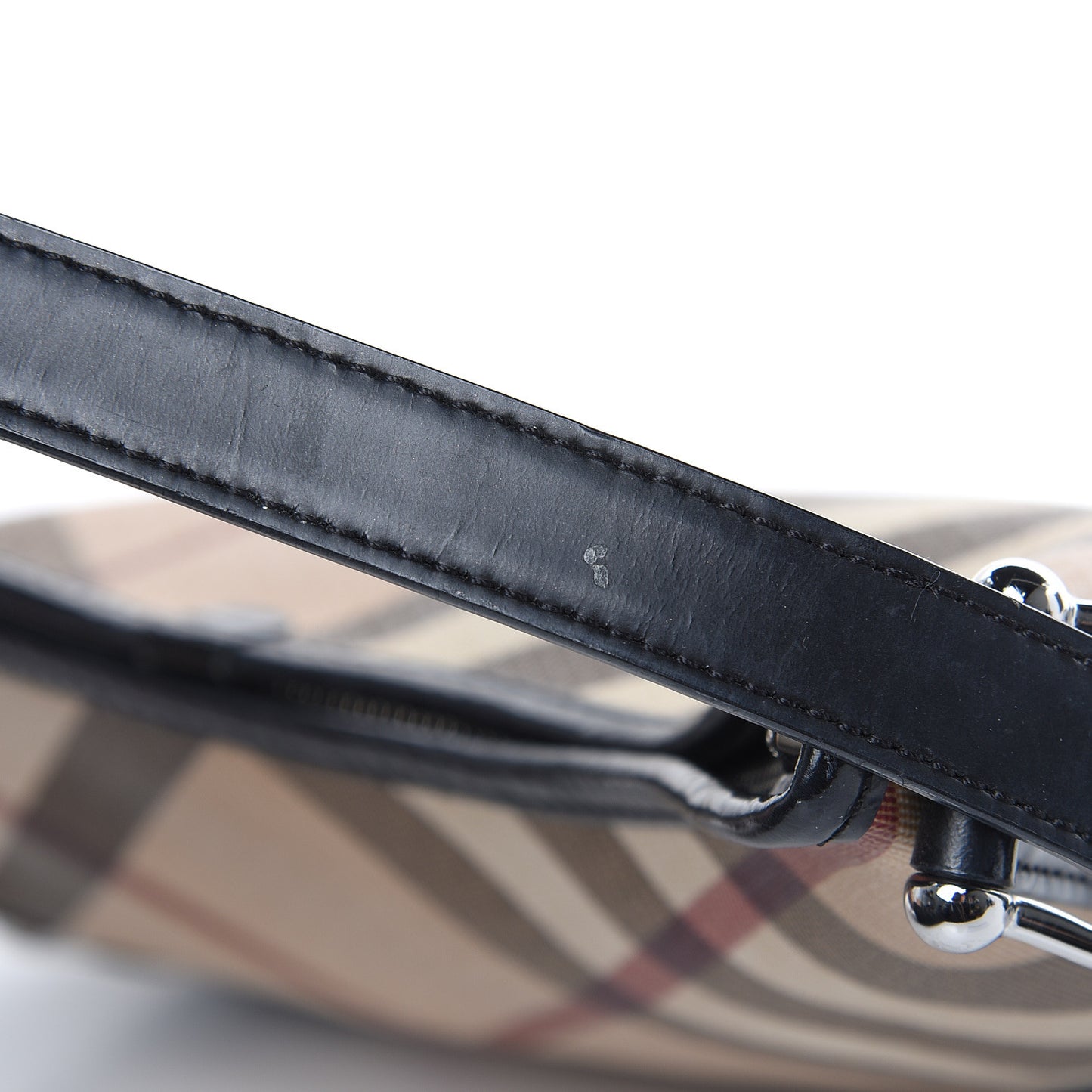 Supernova Check Buckle Hobo Black