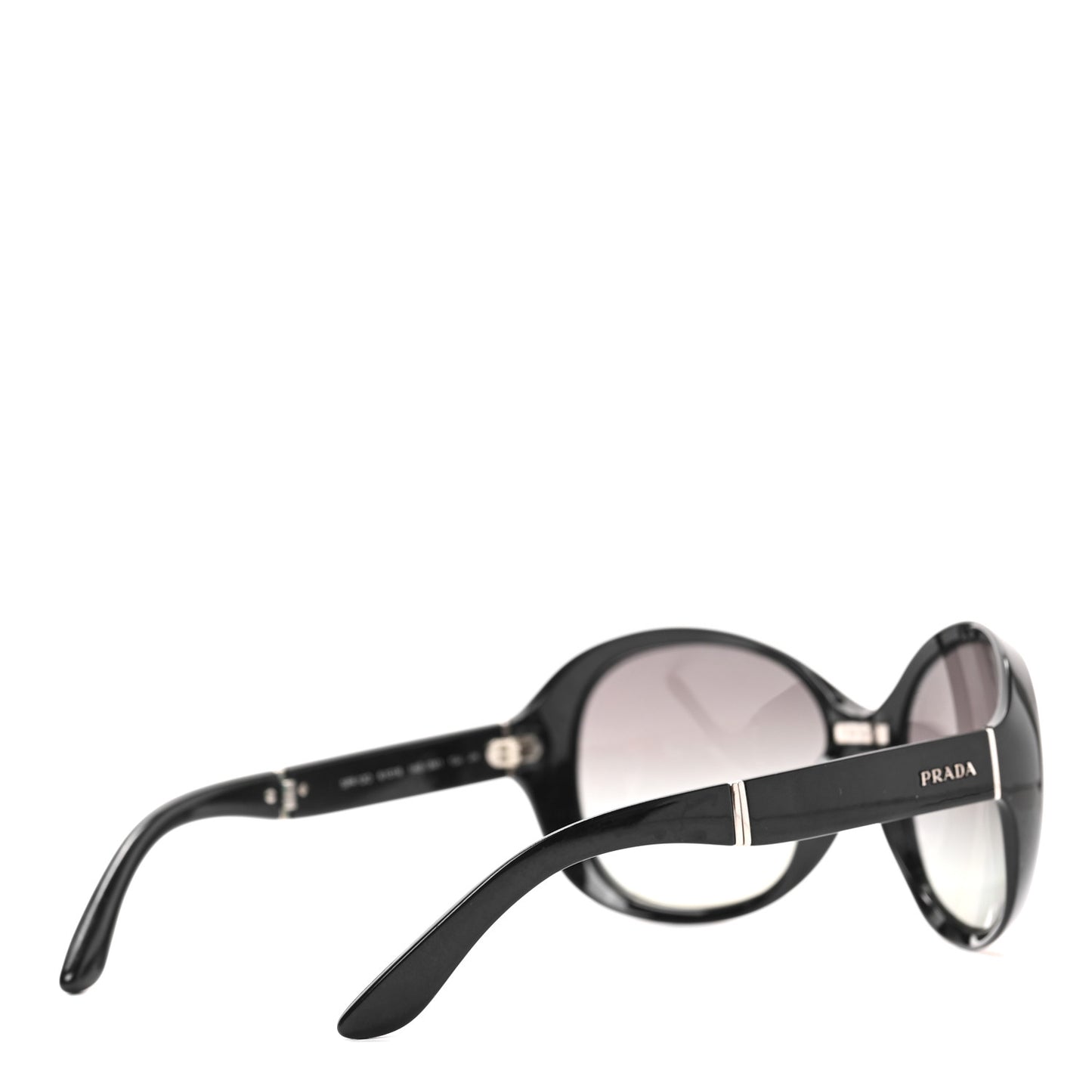 Acetate Oval Folding Sunglasses SPR 12O Black