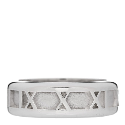 Tiffany Sterling Silver Atlas Ring 53 6.25 1 of 4