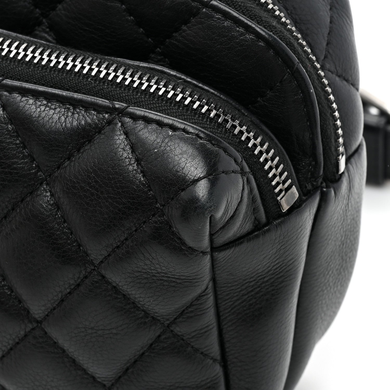 Chanel Calfskin Quilted Waist Bag Black 13 of 17