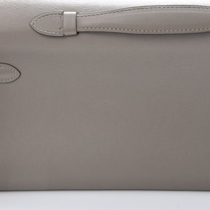 Hermes Swift Kelly Cut Clutch Pochette Gris Asphalt 9 of 10