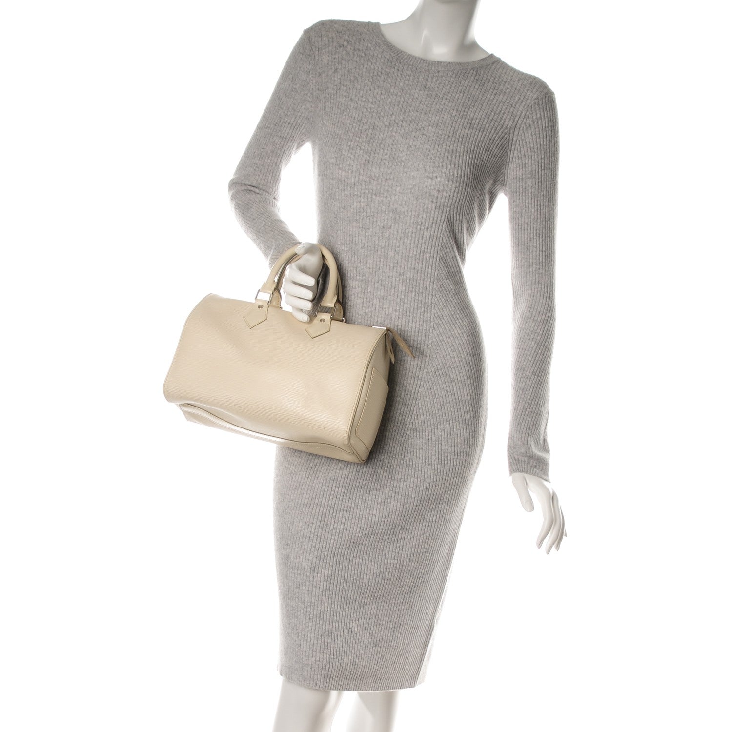 Louis Vuitton Epi Speedy 25 Ivory 2 of 10