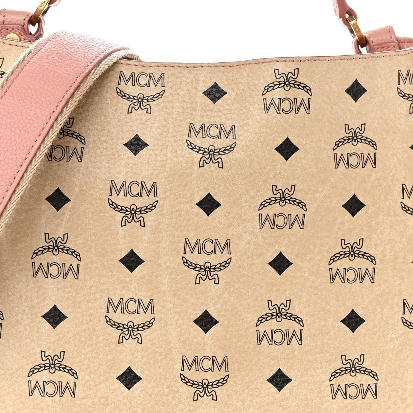 Visetos Small Corina Shoulder Bag Beige Pink