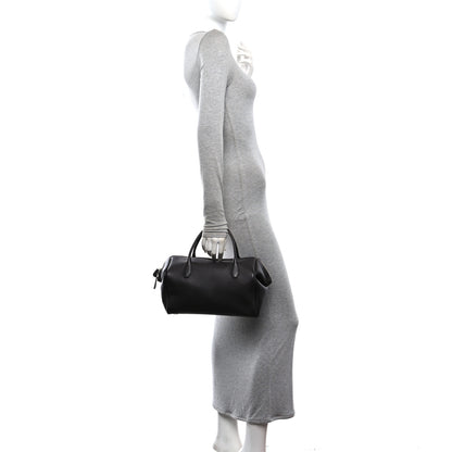 The Row Grained Calfskin Faye Bowling Bag Dark Brown 2 of 9