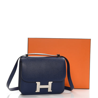 Hermes Epsom Constance 24 Bleu Saphir 19 of 19