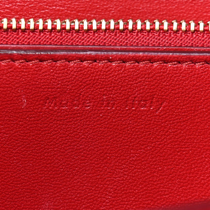 Celine Box Calfskin Medium Classic Box Flap Bag Red 6 of 8