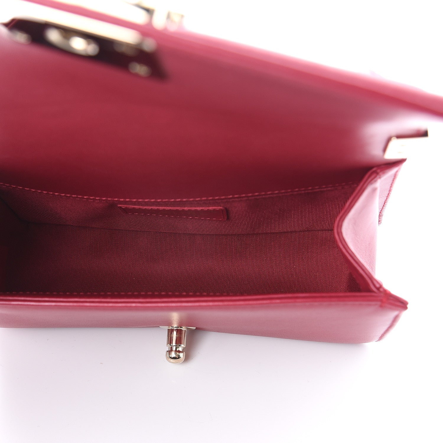 Chanel Lambskin Quilted Small Boy Flap Dark Pink 4 of 8