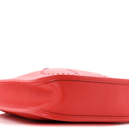 Hermes Taurillon Maurice Flipperball Sangle Evelyne TPM Rouge De Coeur Bleu Frida 9 of 10