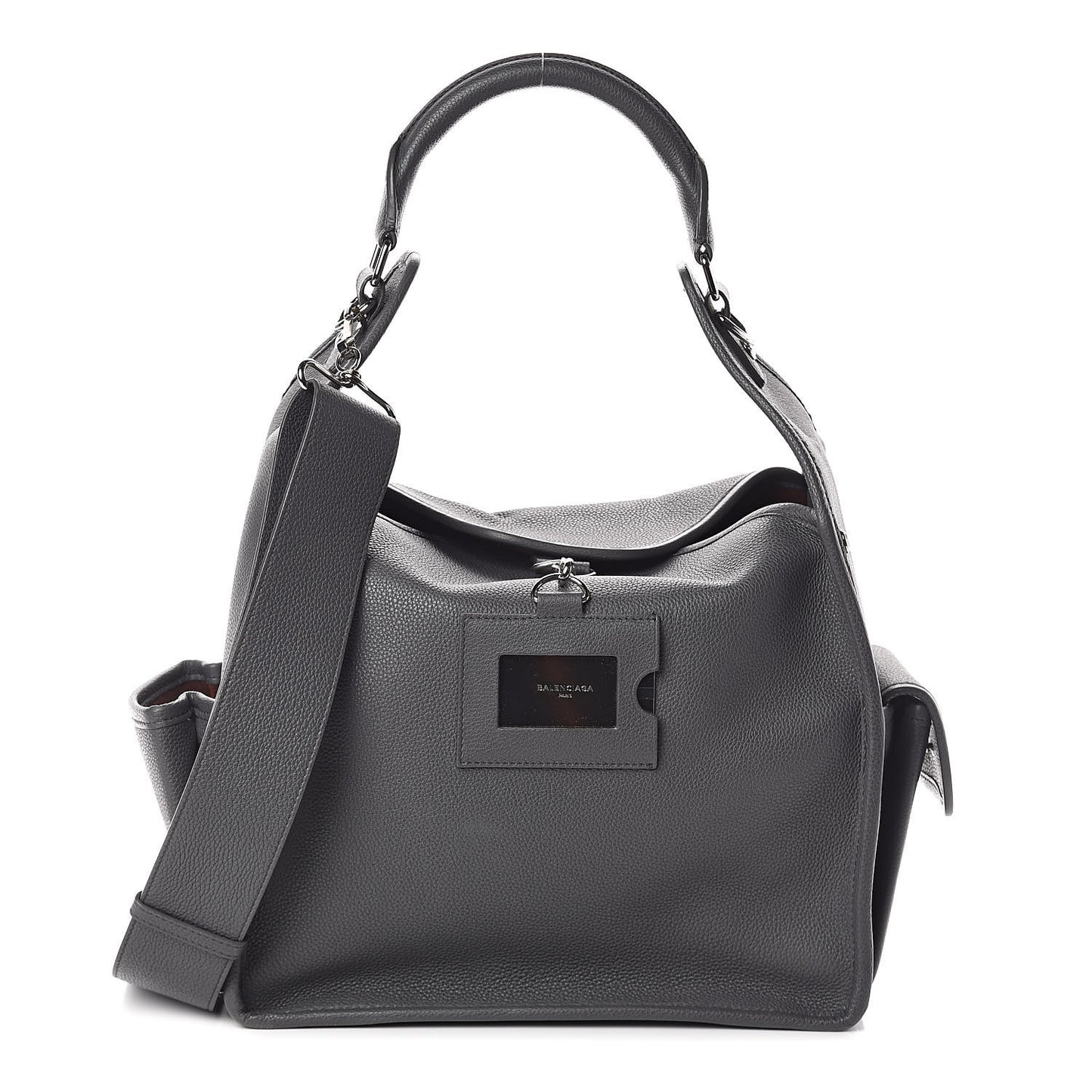 Calfskin Detachables Top Handle Grey