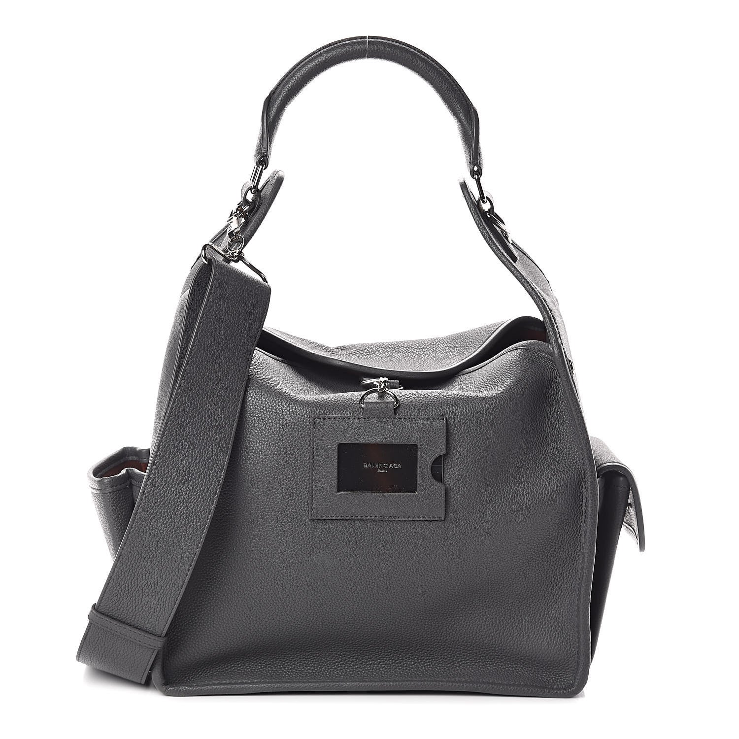 Balenciaga Calfskin Detachables Top Handle Grey 1 of 10