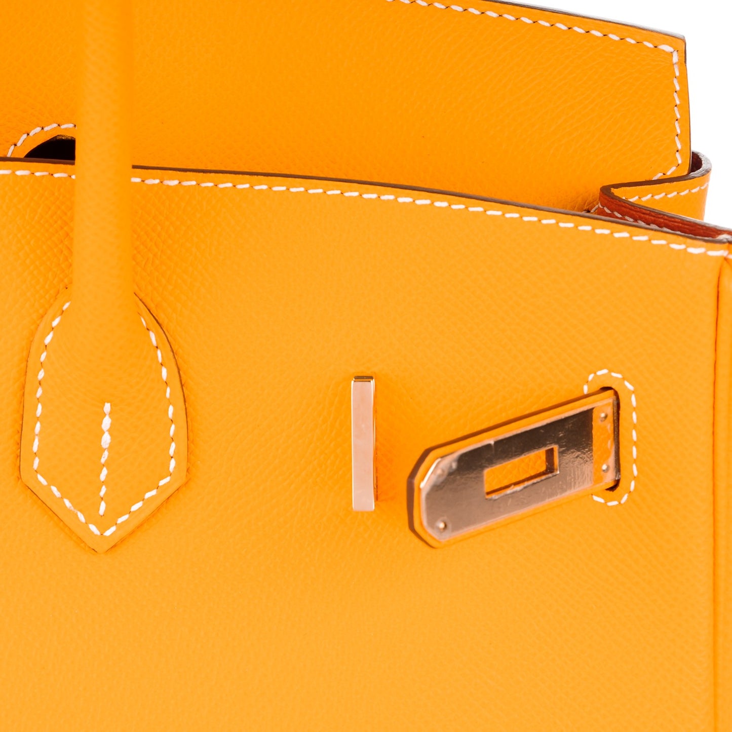 Epsom Candy Birkin 35 Jaune D'Or Potiron