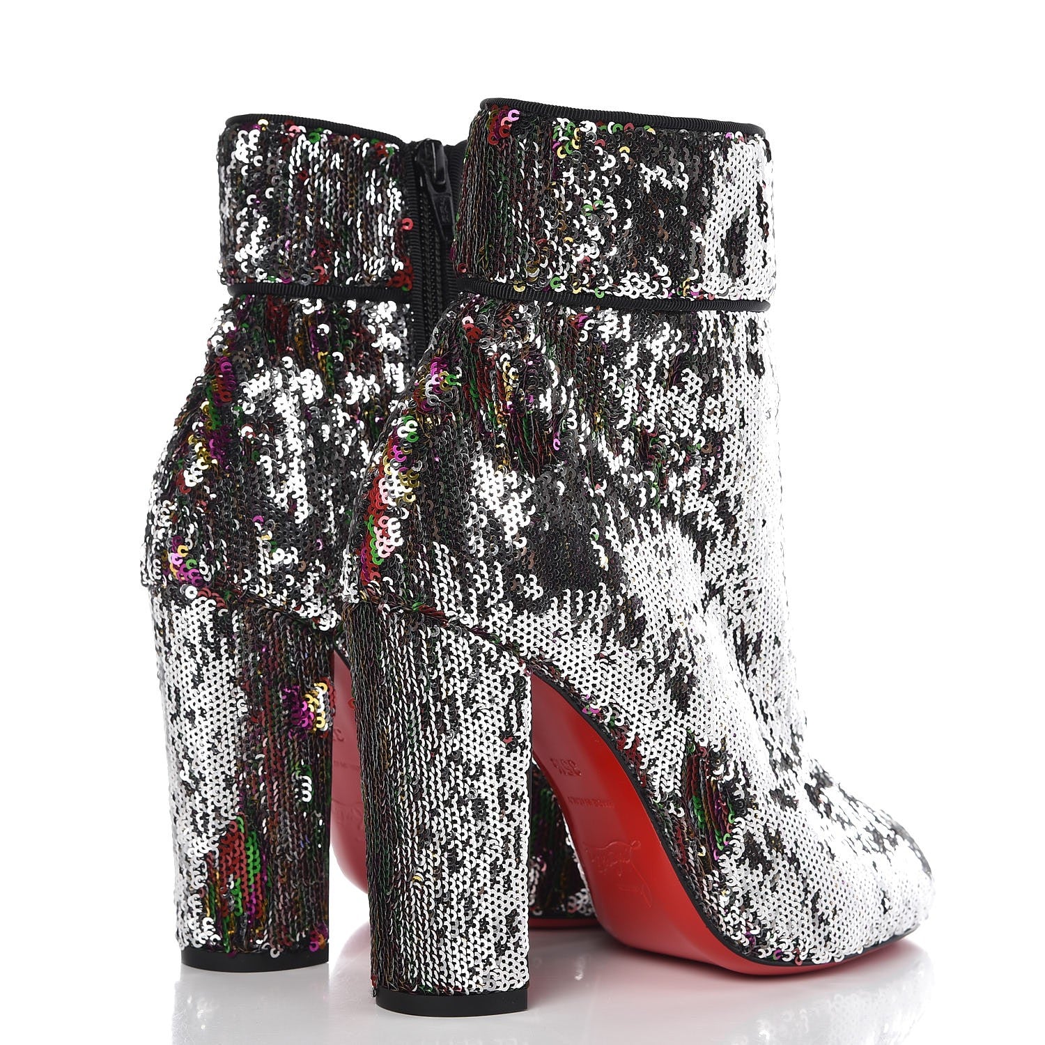 Christian Louboutin Paillettes Moulamax Booties 36.5 Multicolor 5 of 9