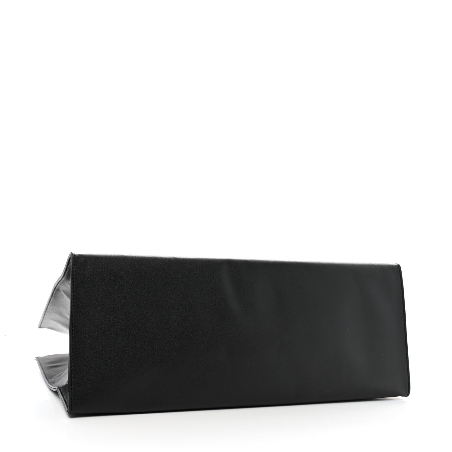 Telfar Vegan Leather Large Shopping Bag Black 4 of 13
