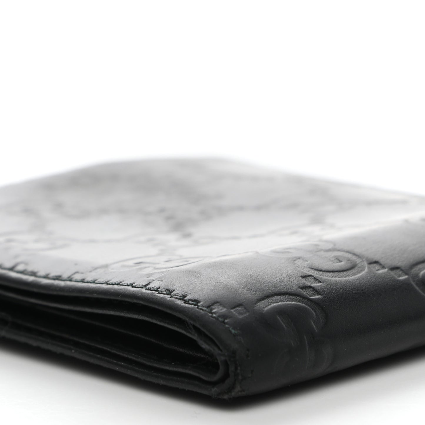 Guccissima Bi-Fold Wallet Black