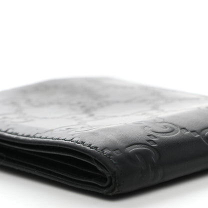 Gucci Guccissima Bi-Fold Wallet Black 13 of 14