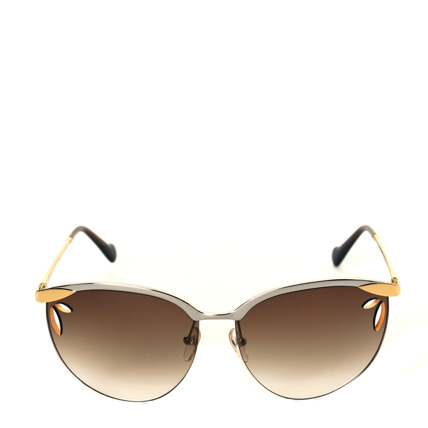 Lila Pilot Sunglasses Z0810U Brown Glitter