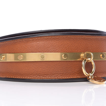 Chloe Calfskin Small Nile Bracelet Minaudiere Bag Caramel 8 of 10