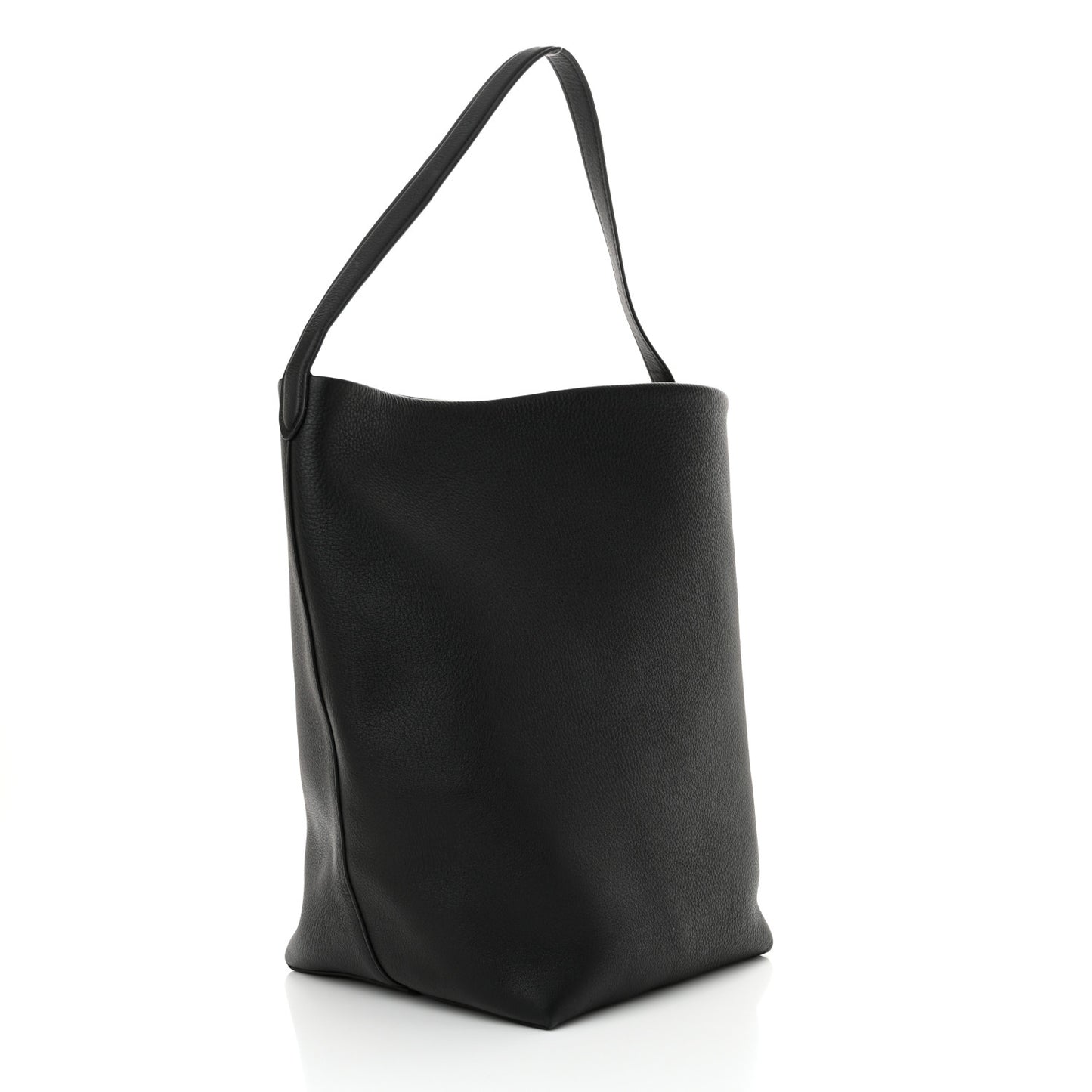 Grained Calfskin Large N/S Park Tote Black