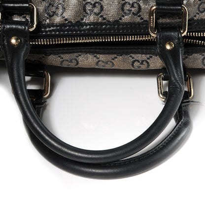 Gucci Crystal Monogram Medium Joy Boston Navy 10 of 11