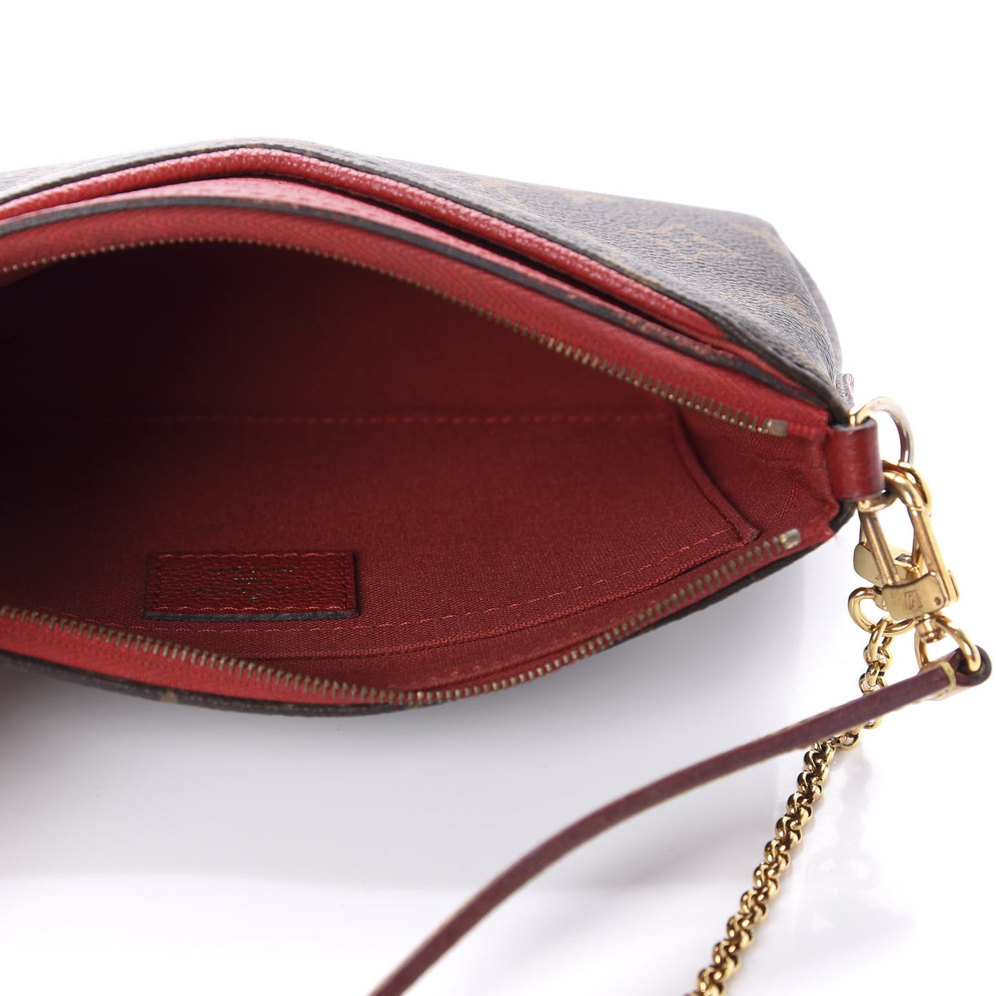 Monogram Pallas Clutch Cherry
