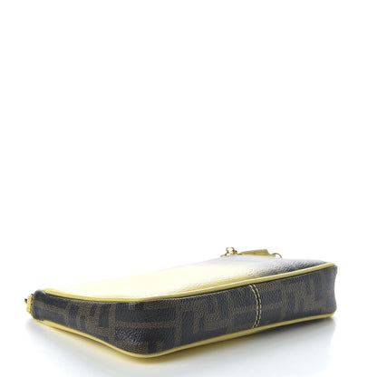 Fendi Zucca Spalmati Ombre Pochette Tobacco Cedro 4 of 11