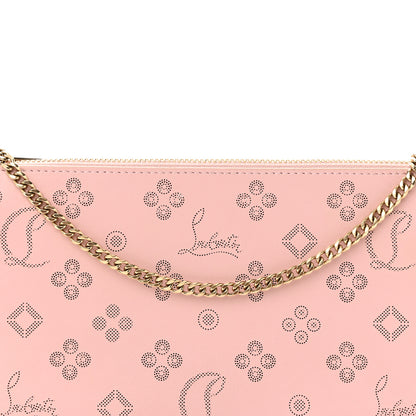 Christian Louboutin Calfskin Loubinthesky Perforated Shoulder Bag Pink 6 of 11