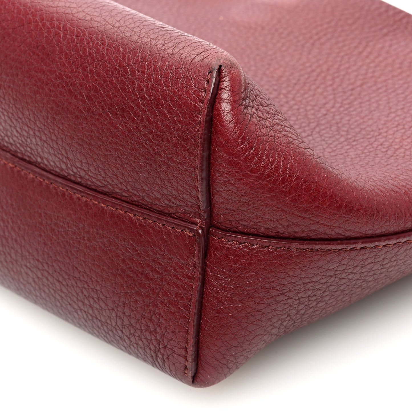 Grained Calfskin Small Park Tote Terracotta