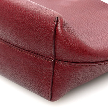 The Row Grained Calfskin Small Park Tote Terracotta 9 of 11