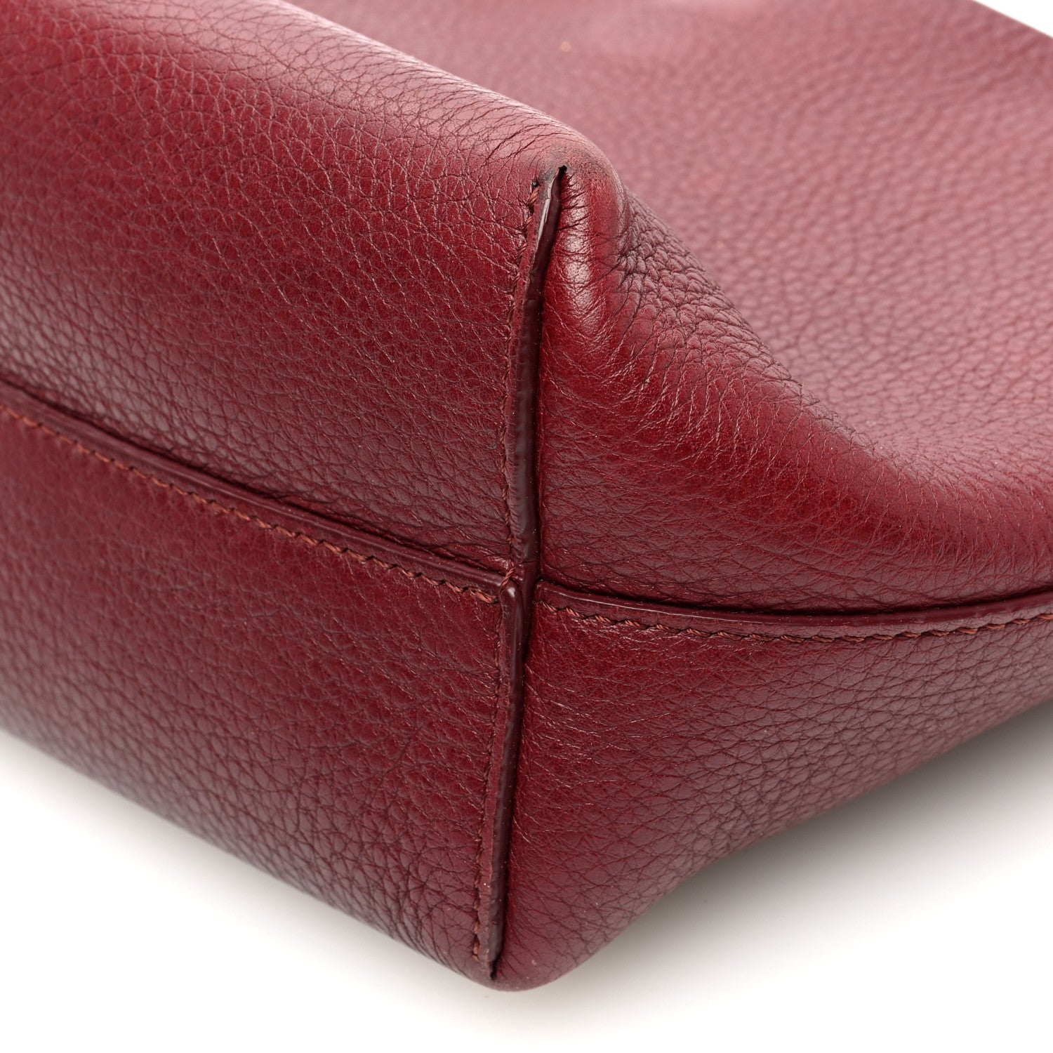 The Row Grained Calfskin Small Park Tote Terracotta 9 of 11