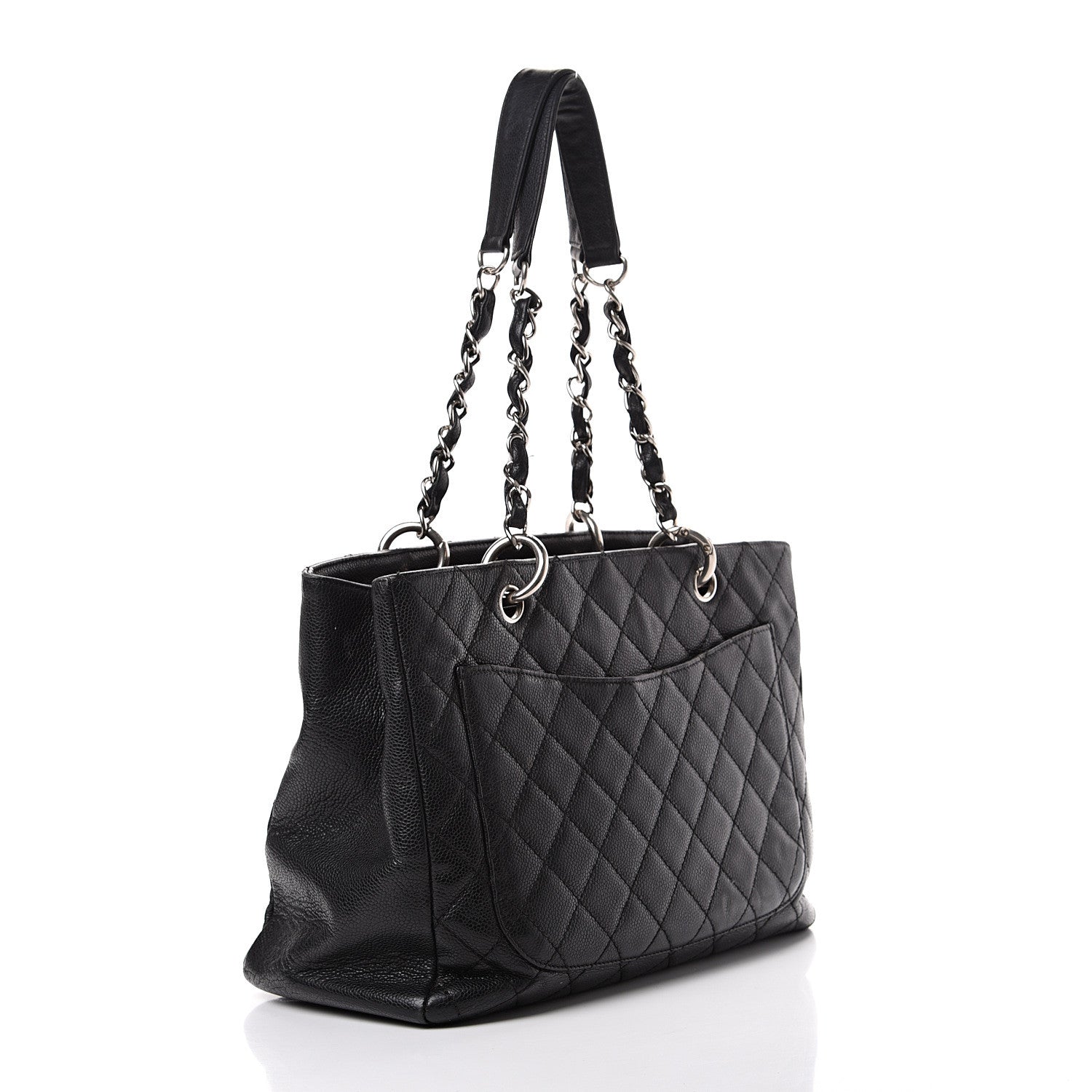 Chanel Caviar Quilted Grand Shopping Tote GST Black 2 of 16