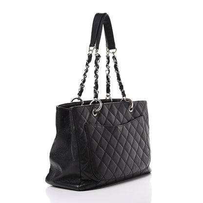 Chanel Caviar Quilted Grand Shopping Tote GST Black 2 of 16