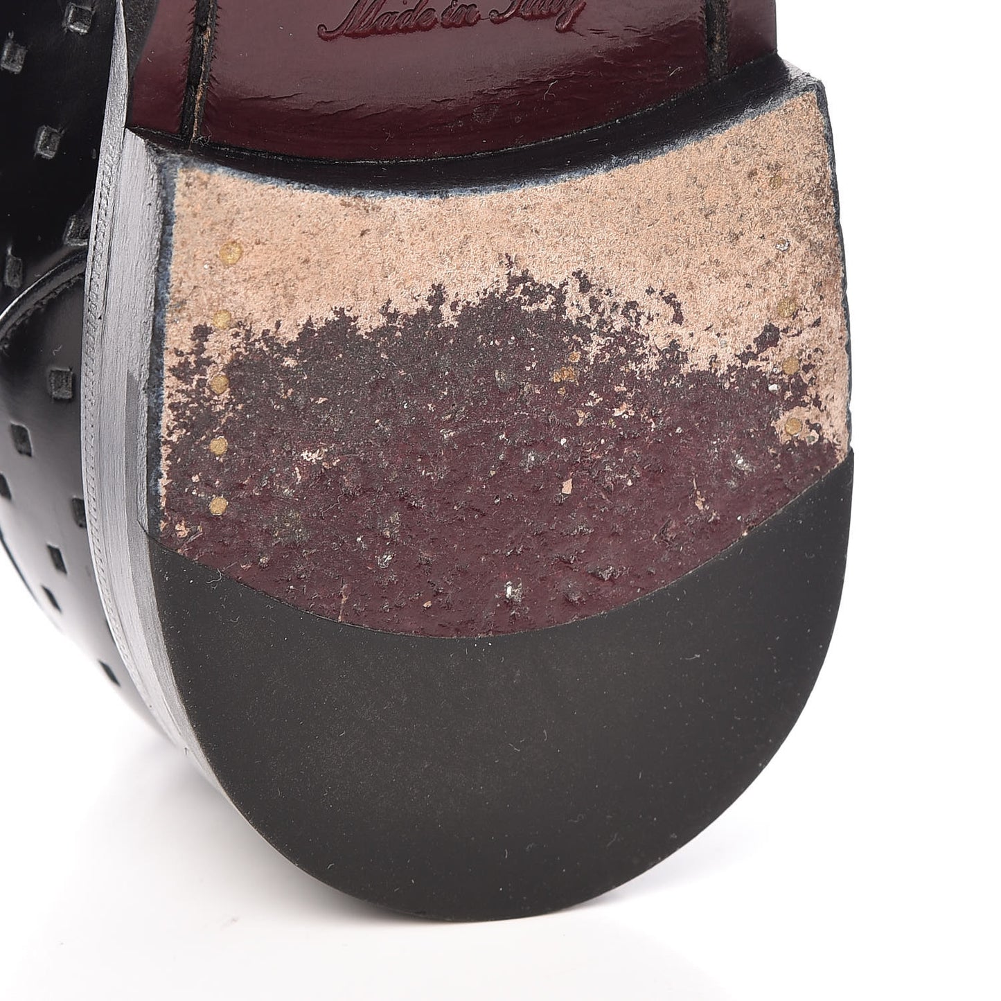 Calfskin Mens Mulholland Derby Lace Up Shoes 8 Black