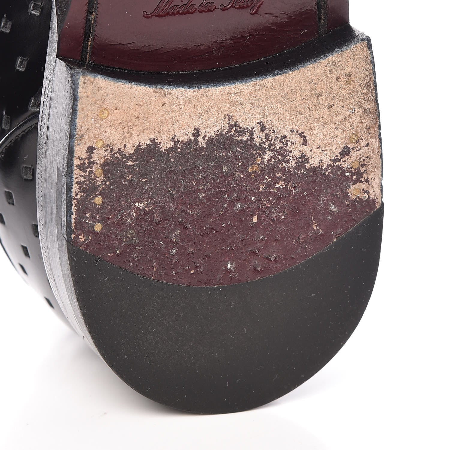 Louis Vuitton Calfskin Mens Mulholland Derby Lace Up Shoes 8 Black 12 of 13