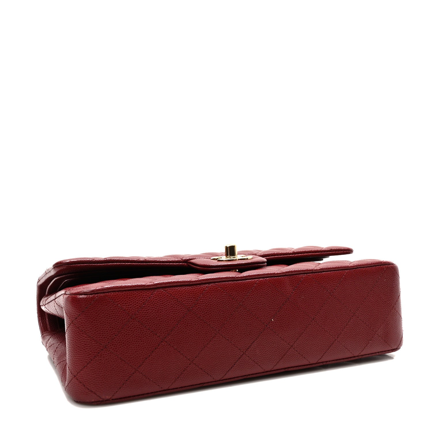 Chanel Caviar Quilted Medium Double Flap Red 4 of 11