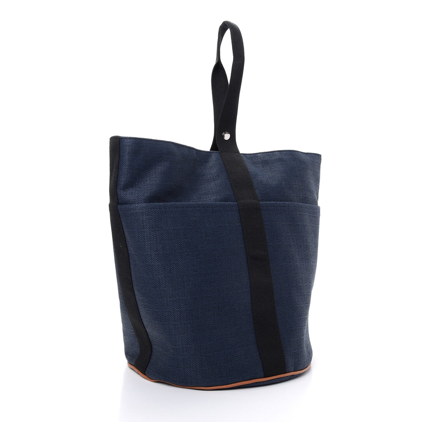 Cotton Canvas Sac De Plage GM Bleu Indigo