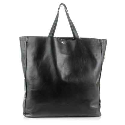 Saint Laurent Calfskin Suede Reversible Shopping Tote Black 1 of 10