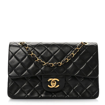 Chanel Lambskin Quilted Small Double Flap Black 1 of 8