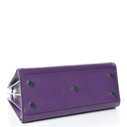 Saint Laurent Calfskin Baby Sac de Jour Purple 4 of 9