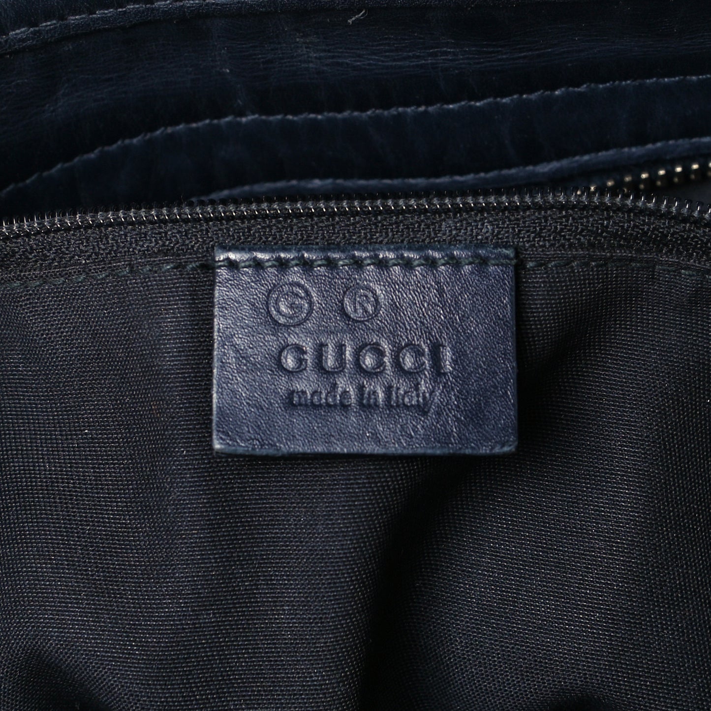 GG Supreme Monogram Medium Joy Tote Navy