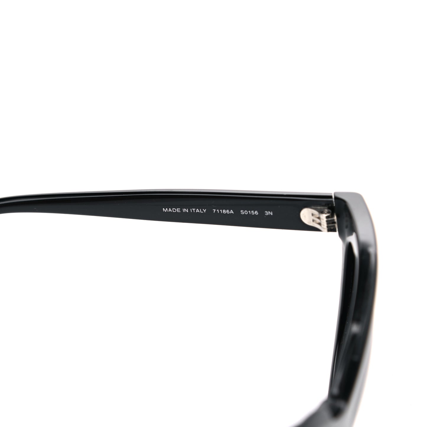 Acetate Cat Eye Sunglasses Black
