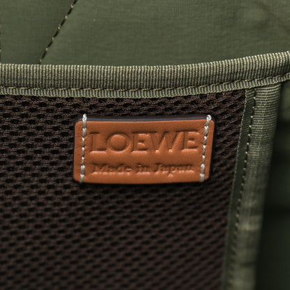 Loewe Recycled Nylon Eye/LOEWE/Nature Roll Top Backpack Khaki Green 6 of 10